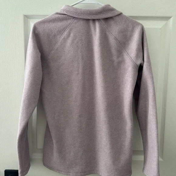 Eddie Bauer Women's Lavender Quarter-Zip Pullover - Picture 3 of 3